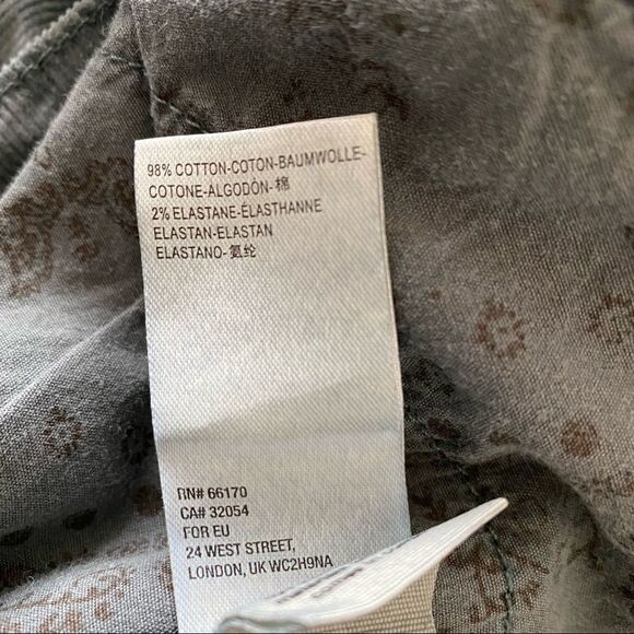 NWT-Free People “Sun Chaser Corduroy” Button Front High Rise (Size:27) - Picture 10 of 11